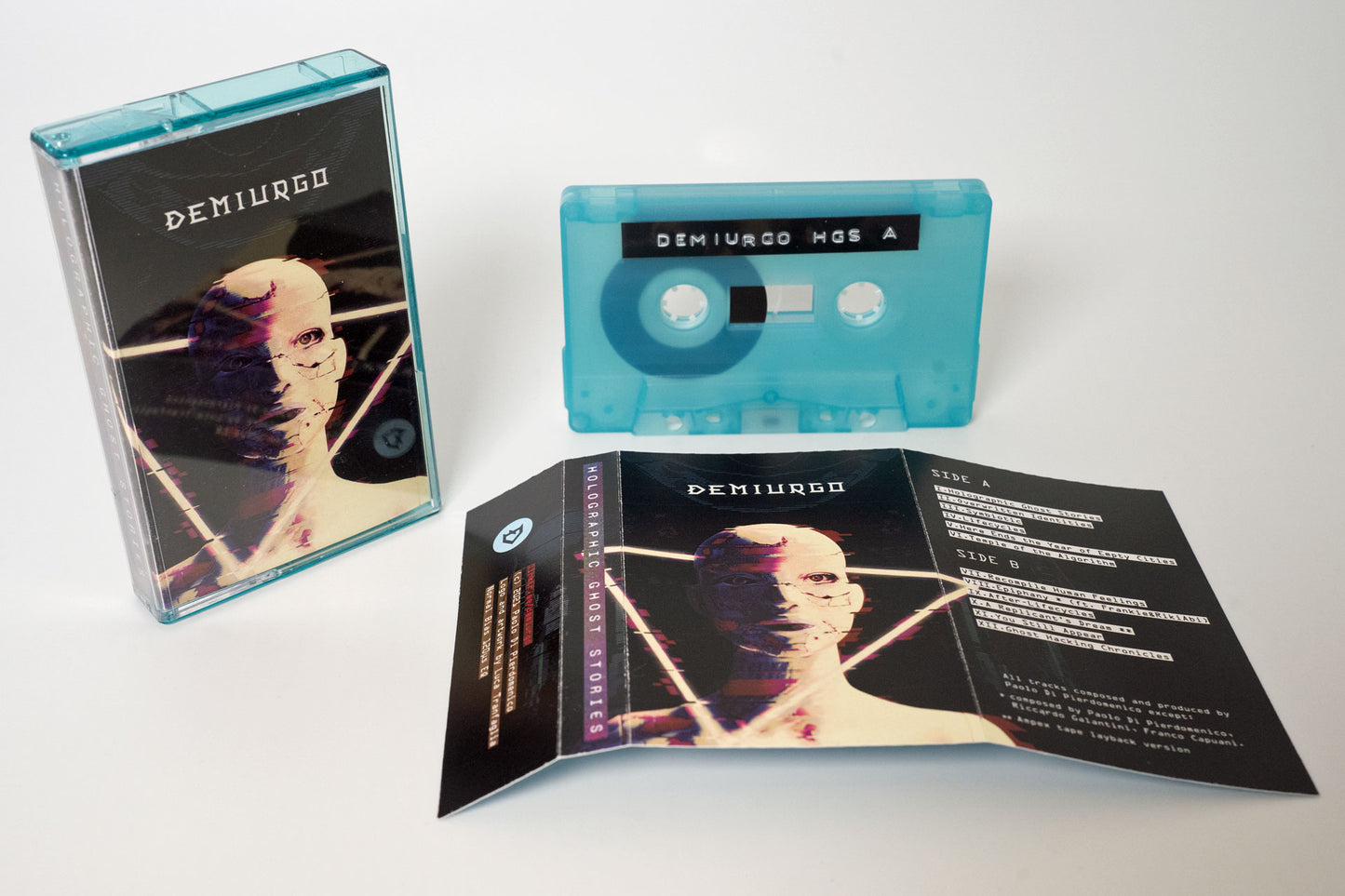Holographic Ghost Stories Cassette, limited edition, aqua