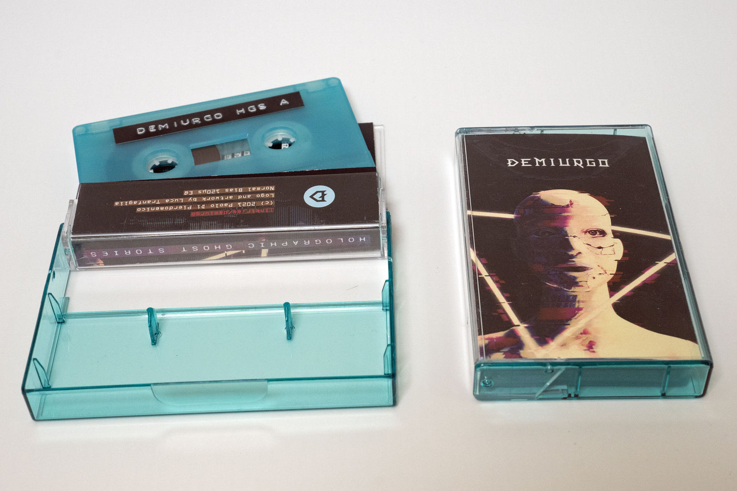 Holographic Ghost Stories Cassette, limited edition, aqua